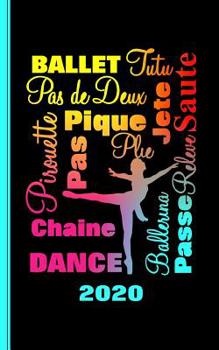 Ballet Dance Typography Design: Diary Weekly Spreads January to December