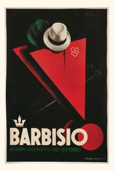 Paperback Vintage Journal Ad for Barbisio, Hat and Triangle Book