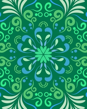 Mandala 2021 Daily Planner with Sudoku a Day: Green Blue Bohemian Planning by Day Calendar Jan-Dec 2021