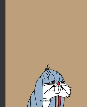 Notebook: Looney Tunes Cartoon Soft Glossy Cover Graph Paper Pages Book 7.5 x 9.25 Inches 110 Pages
