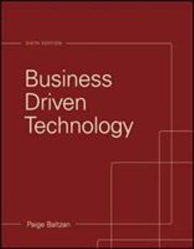 Paperback Business-Driven Technology Book