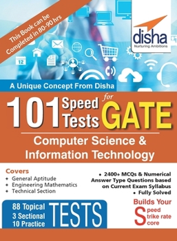 Paperback 101 Speed Test for GATE Computer Science & Information Technology Book