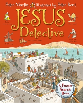 Hardcover Jesus Detective: A Puzzle Search Book