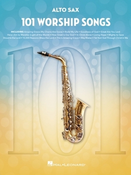 Paperback 101 Worship Songs for Alto Sax Book