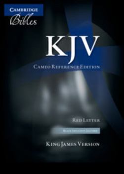 Leather Bound Reference Bible-KJV-Cameo Book