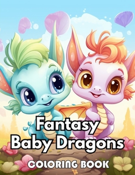 Fantasy Baby Dragons Coloring Book: Beautiful Edition 100+ Unique and Beautiful High-quality Designs