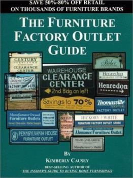Paperback The Furniture Factory Outlet Guide Book