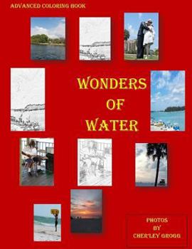 Paperback Wonders of Water: Advanced Coloring Book