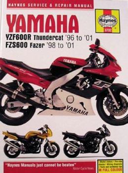 Paperback Haynes Yamaha Yzf600r Thundercat '96 to '01 Fzs600 Fazer '98 to '01 Book