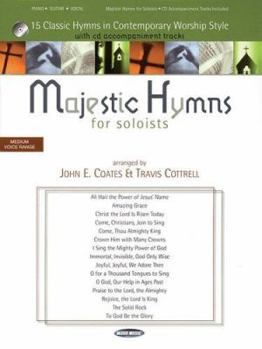 Hardcover Majestic Hymns for Soloists: 15 Classic Hymns in Contemporary Worship Style Book