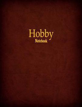 Paperback Hobby Notebook: 1/12 Inch Graph Ruled, 120 Pages, 8.5" x 11" Book