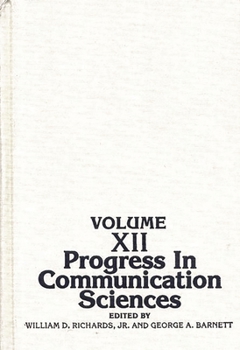 Hardcover Progress in Communication Sciences, Volume 12 Book