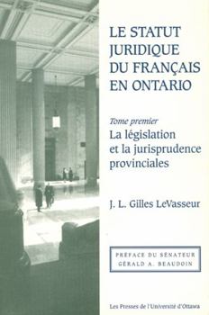 Le statut juridique du francais en Ontario