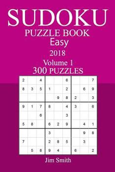 Paperback 300 Easy Sudoku Puzzle Book - 2018 Book