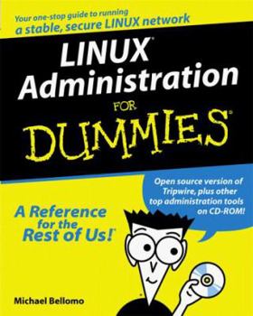 Paperback Linux Administration for Dummies [With CDROM] Book