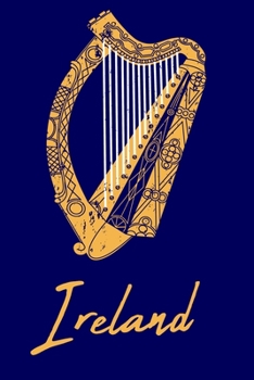 Paperback Ireland: Harp Symbol 120 Page Lined Note Book