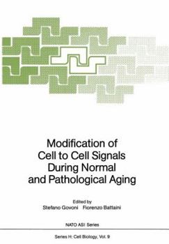 Paperback Modification of Cell to Cell Signals During Normal and Pathological Aging Book