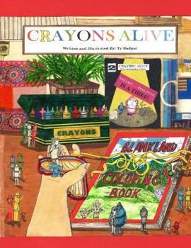 Paperback Crayons Alive: Ty Badger Book