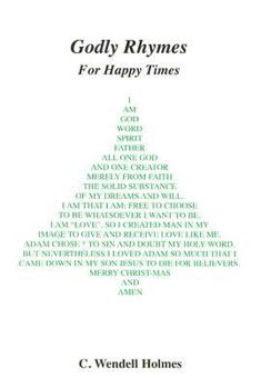 Paperback Godly Rhymes for Happy Times Book