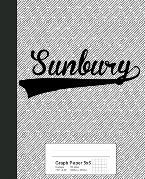 Paperback Graph Paper 5x5: SUNBURY Notebook Book