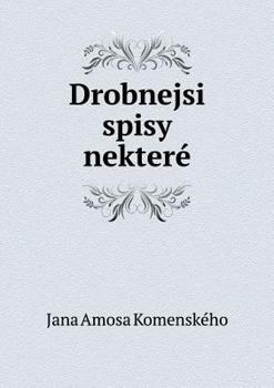 Paperback Drobnejsi spisy nekter? [Czech] Book