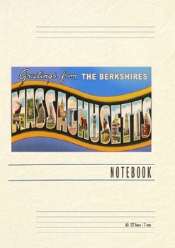 Paperback Vintage Lined Notebook Greetings from the Berkshires Book