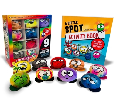 Paperback A Little Spot of Feelings 9 Plush Toys with Activity Book Box Set Book