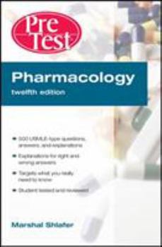 Paperback Pharmacology: PreTest Self Assessment and Review Book