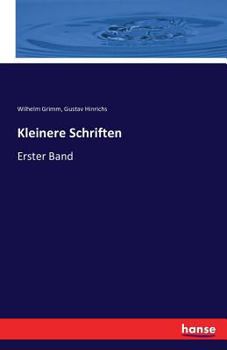 Paperback Kleinere Schriften: Erster Band [German] Book