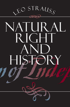 Paperback Natural Right and History Book