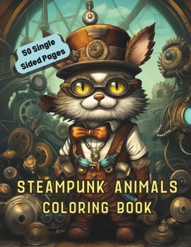 Paperback Steampunk Animals Coloring Book