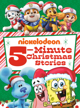 Hardcover Nickelodeon 5-Minute Christmas Stories (Nickelodeon) Book