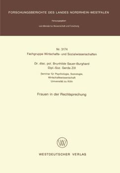 Paperback Frauen in Der Rechtsprechung [German] Book