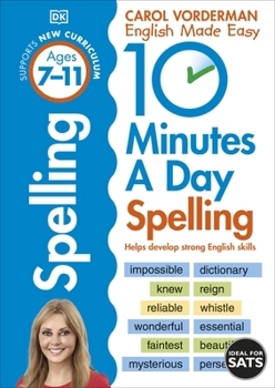 Paperback 10 Minutes A Day Spelling Ages 7-11 KS2 Book