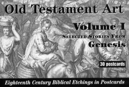 Paperback Old Testament Art: Genesis, Volume I (in postcards) Book