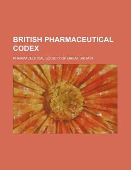 Paperback British Pharmaceutical Codex Book