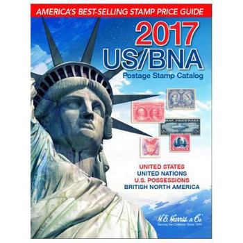 Hardcover 2017 Us/Bna Postage Stamp Catalog Book