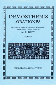 Hardcover Demosthenis Orationes: Tomus I Book