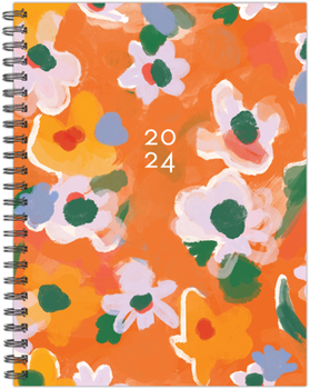 Spiral-bound Poppies 2024 6.5 X 8.5 Softcover Weekly Planner Book