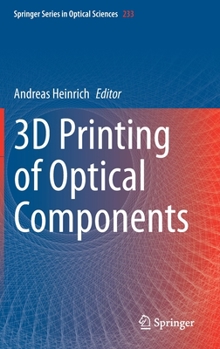 Hardcover 3D Printing of Optical Components Book