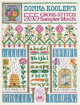 Hardcover Donna Kooler's 555 Cross-Stitch Sampler Motifs Book