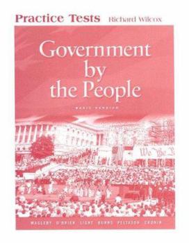 Paperback Government by the People Practice Tests: Basic Version Book