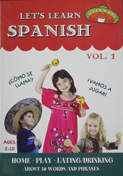 DVD Let's Learn Spanish Volume 1 Book
