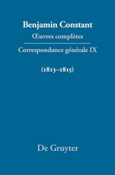 Hardcover Correspondance générale 1813–1815 (French Edition) [French] Book