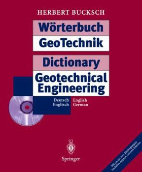 Audio CD Worterbuch Geotechnik/Dictionary Geotechnical Engineering: Deutsch/Englisch English/German [German] Book