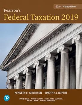 Hardcover Pearson's Federal Taxation 2019 Corporations, Partnerships, Estates & Trusts Book