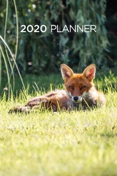 Fox Planner: 2020: Organizer and notebook: Fox in grass