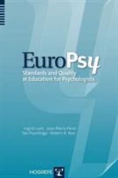 Paperback Europsy: Standards and Quality in Education for Professional Psychologists Book