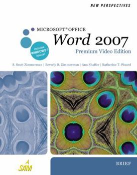 Paperback New Perspectives on Microsoft Office Word 2007, Brief [With DVD] Book