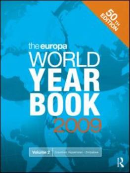 Hardcover The Europa World Year Book 2009 Volume 2 Book